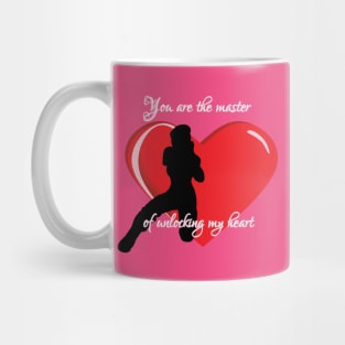 Unlock Heart Mug